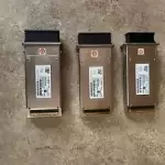 LOT OF 3 GENUINE CISCO X2-10GB-SR 10GBASE-SR X2 MODULE 05/06 10-2205-05 M9-4(5)