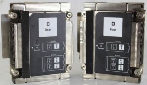 Lot of 2 HP 740345-002 Rear Server Heat Sink 777689-001 3K3G4-01 759541-001