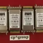 LOT OF 4 Cisco TwinGig SFP Adapter Converter Module CVR-X2-SFP
