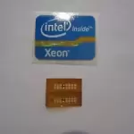 2 LGA 771 to 775 Adapters for Xeon Mod with one 'Intel Xeon Inside' sticker