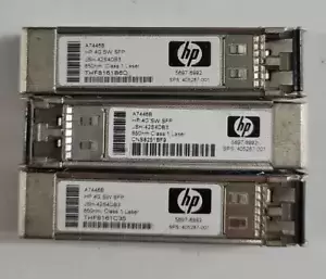 Lot of 3 HP A7446B 405287-001 4G SW 850NM SFP Transceiver Modules