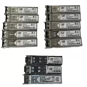 LOT OF 13 CISCO GLC-SX-MM 1000BASE-SX TRANSCEIVER MODULE 30-1301-02/03/04