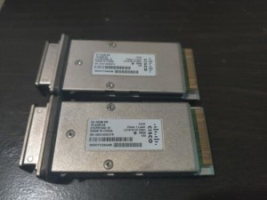 Set of (2) Cisco X2-10GB-SR 10-Gigabit Ethernet Transceiver (10-2205-04)