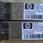 Lot of 2 - HP AJ718A 8Gbps Short Wave MM Fiber 150m 850nm LC SFP+ 468508-001