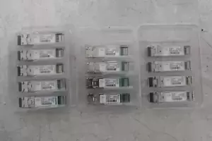 Lot of 13 Cisco FET-10G 10-2566-02 Fabric Extender SFP+ Transceivers