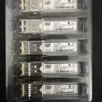 Cisco GLC-SX-MMD 1000BASE SFP Transceiver Module Pack Of 5 USED