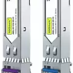 A Pair of Bidi SFP Module 1.25G SFP BIDI Singlemode LC 20 km For Cisco GLC-BX-D