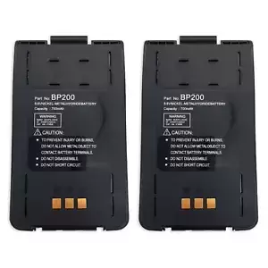 Lot2 BP-200L BP-200M For ICOM IC-A23 IC-A5 IC-T8 IC-T8A IC-T8E IC-T8H IC-T8HP