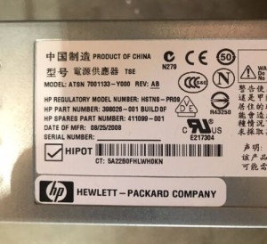 411099-001 398026-001 2250W Blade Server Power Supply HP BLC7000 HSTNS-PR09