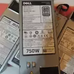 Lot of 2 Dell PowerEdge E750E-S0 079RDR  R620 R720 R820  T420  Power Supply 750W