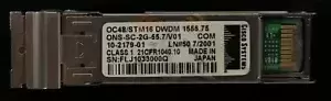 Cisco ONS-SC-2G-55.7 V01, 10-2179-01, WMOTBHKAAA *PN102319*