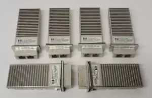 LOT OF 6 HP J8436A PROCURVE 10GBE X2-SC SR 850nm OPTIC TRANSCEIVERS
