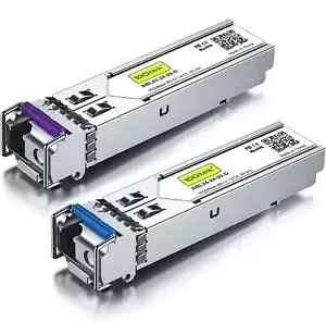 For Cisco GLC-BX-U & GLC-BX-D a pair of Bidi SFP Transceiver 1G SFP BIDI 20km