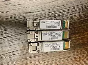 LOT OF 3 CISCO DS-SFP-FC8G-SW 10-2418-01 Transceiver Modules