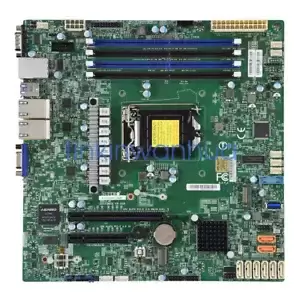 For Supermicro X11SCH-LN4F Single Socket LGA-1151 microATX Server Motherboard