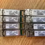 Lot of 8 Cisco FET-10G 10Gbps Fabric Extender SFP+ Transceiver