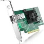 10Gb PCI-E Network Card NIC Compatible for Intel X520-Da1(Intel E10G42BTDA), wit