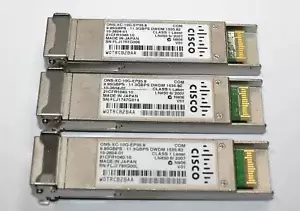 Lot of 3 -Cisco | ONS-XC-10G-EP35.8 | 9.95GBPS-11.3GBBPS DWDM Transceiver Module
