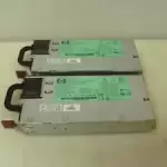 PAIR OF HP 438203-001 498152-001 HSTNS-PL11 1200W Power Supply