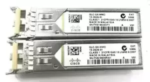 Lot of 2 Genuine Cisco GLC-SX-MMD Transceiver Module - Free Shipping