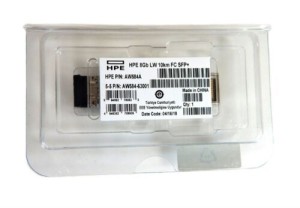 HPE 8GB LW 10KM FC SFP+ Transceiver GBIC New AW584A AW584-63001