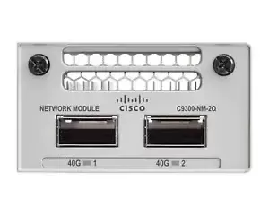 Cisco C9300-NM-2Q Catalyst 9300 2 x 40GE QSFP Network Module New Sealed