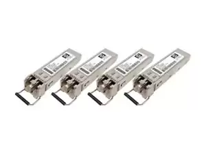 LOT OF 4 HP A7446BD 850NM 4GBPS 150M DUPLEX LC SW SFP TRANSCEIVER 405287-001