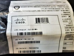 Cisco GLC-SX-MM (30-1301-04) 1000Base-SX SFP Transceiver Module 