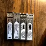 LOT OF 4: Cisco GLC-SX-MM 1.25Gb 500m 850nm 1000Base-SX SFP Transceiver