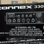 Connex 3300HP AM/FM 10 Meter Amateur Mobile Radio Echo Talk Back Great Radio NEW