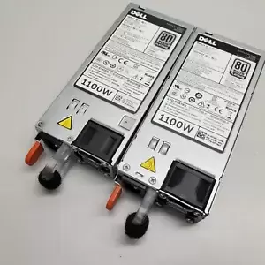 LOT 2X Dell PowerEdge R520 R720 R920 1100W 80+ Power Supply 0YT39Y YT39Y