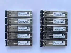 Lot of 10 Pcs HP ProCurve Networking X121 1G Gigabit-SX-LC SFP Transceiver J4858