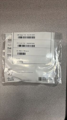 Cisco 10-2077-01 GLC-FE-100FX 100Base-FX SFP Transceiver Module