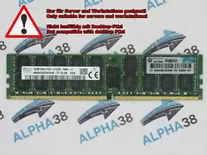 Hynix 16 GB Rdimm ECC Reg DDR4-2133 RAM HP Z440 Z640 Z840 Server RAM
