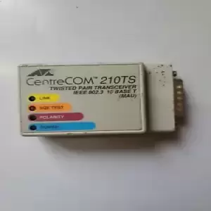 CentreCOM 210T AUI RJ-45 Transceiver Cisco 2511 2500 CenterCom AT-210TS