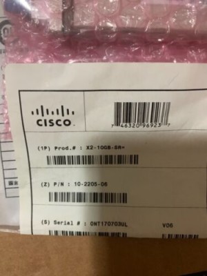 Genuine New Cisco X2-10GB-SR 10 GBE 850nm MM Transceiver 10-2205-06/05/04/03/02