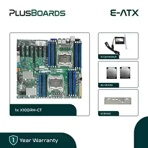 Supermicro X10DRH-CT LGA2011-3 E-ATX Motherboard C612 SAS NVR NAS Storage Server