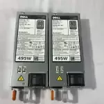 Lot 2 Dell PowerEdge T420 T620 R620 R720 Server Power Supply 495W N24MJ D495E-S0