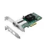 For Intel I350-F2 Gigabit Network Card with Intel I350AM2 Dual SFP ports PCIe x4