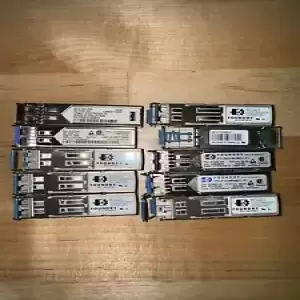 Lot Of 10 Server Transceiver Modules Cisco Brocade Foundry SFP