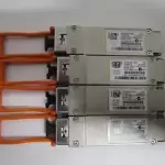 4- CISCO QSFP-40G-CSR4 40GBase Optical Transceiver USED SEE PHOTOS SHIPS FREE!