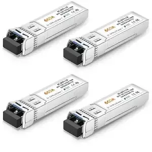 4Pack 10Gbase-Lr Sfp+ Transceiver, 10G Duplex Lc Single Mode Module For Cisco