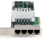HPE NC364T Quad Port PCIe Network Adapter 435508-B21
