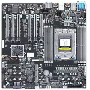 Supermicro Server MB M12SWA-TF SP3/eATX/1x1Gb retail - Mainboard - E-ATX