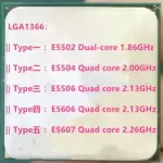 Intel Xeon Quad-Core E5502 E5504 E5506 E5606 E5607 LGA1366 8MB Cache CPU