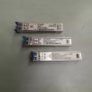 (3) Cisco GLC-LH-SM 1000BASE-LX/LH SFP Transceiver Module 30-1299-01