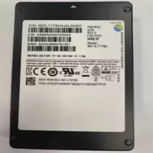 Samsung 1.92TB SSD PM1643 2.5" SAS MZ-1LT1T90 F/W GXF4 MZ1LT1T9HAJQ-00007
