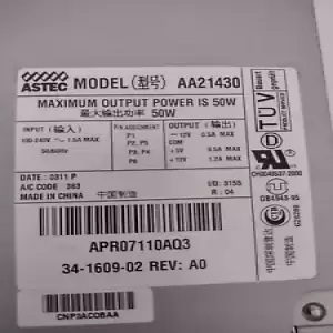 Cisco Server Astec AA21430 Switch Power Supply Combo 34-1609-02 50W