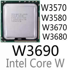 intel Xeon  CPU Processor W3570 W3580 W3670 W3680 W3690 LGA1366 Interface