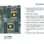X10DRH-IT Supermicro Dual Intel Xeon LGA2011-v3 DDR4 Server System Motherboard